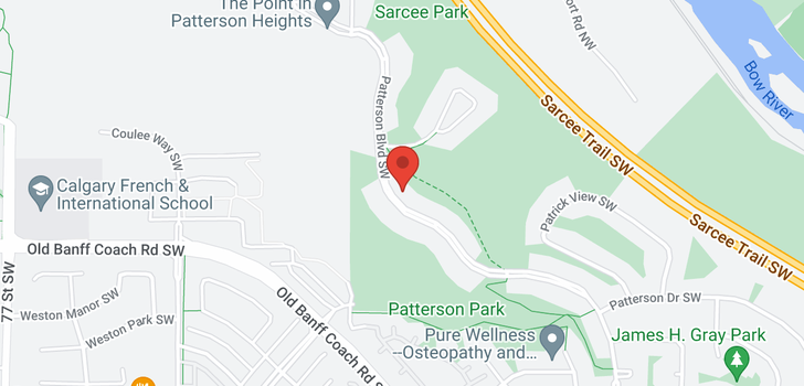 map of 298 Patterson Boulevard SW